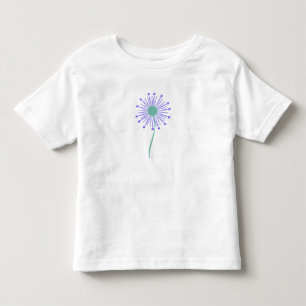 Süßes Blumenmuster Hintergrund Kleinkind T-shirt