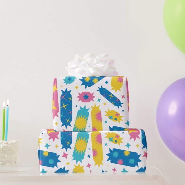 Süßes Bonbons. Geschenkpapier (Partygeschenke)