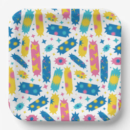 Süßes Bonbons. Pappteller