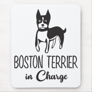 Süßes Boston-Terrier-Geschenk Welpen-Hund Liebhabe Mousepad
