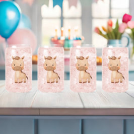 Süßes braunes Pferd Dosenglas