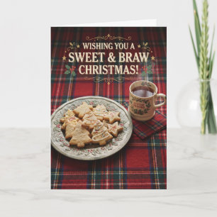 Süßes Braw Shortbread Weihnachtskarte Karte