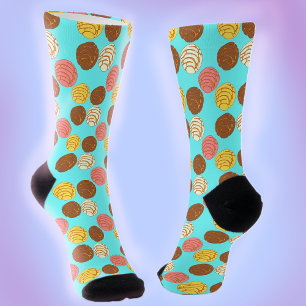 Süßes Brot mexikanischer Pan Dulce Conchas Socken