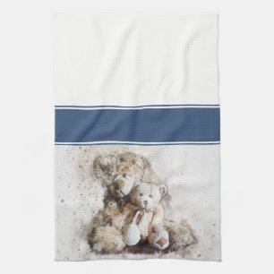 Süßes Brown-Teddybär-Geschirrtuch Handtuch