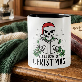 Süßes Buchliebhaber-Weihnachtsgeschenk Zweifarbige Tasse