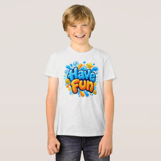 Süßes, buntes Bubble-Graffiti-Design für Kinder Tri-Blend Shirt