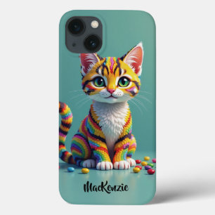 Süßes Buntes Margay Candy Katze Case-Mate iPhone Hülle