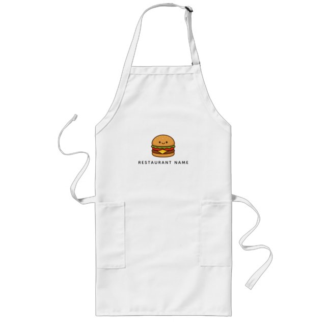 Süßes Burger-Restaurant Lange Schürze (Vorne)