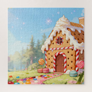 Süßes Candy Cottage Puzzle
