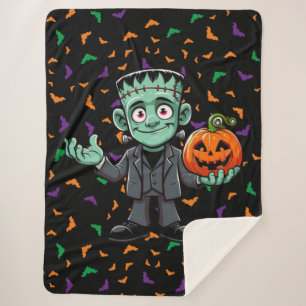 Süßes, Cartoon Frankenstein-Monster Sherpadecke