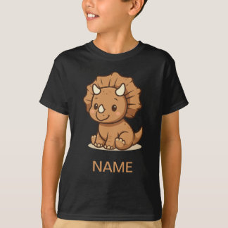 Süßes Cartoon-Triceratops-T-Shirt für Kinder T-Shirt
