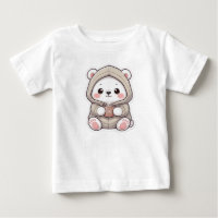 Süßes Chibi-Eisbär-T-Shirt