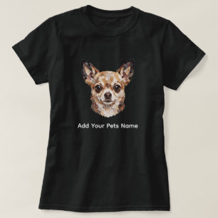 Süßes Chihuahua-Welpen-Hund-Design T-Shirt