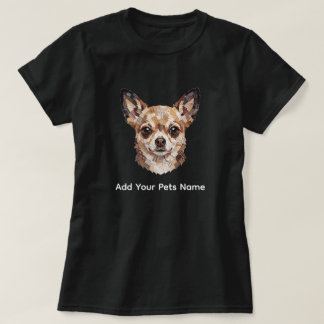 Süßes Chihuahua-Welpen-Hund-Design T-Shirt