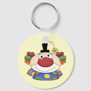 Süßes Clown-Gesicht Schlüsselanhänger