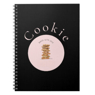 Süßes Cookie-Backnotizbuch für hausgemachte Lecker Notizblock