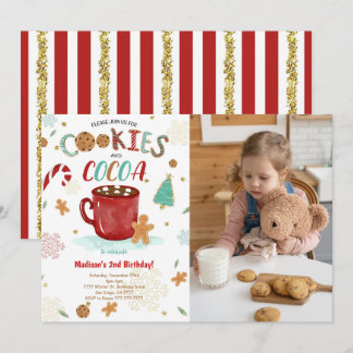 Süßes Cookie Geburtstags-Foto Einladung