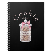 Süßes Cookie-Rezept-Notizbuch für Cookie-Liebhaber