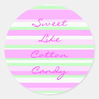 Süßes Cotton Candy Sticker