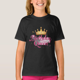 Süßes Crown Geburtstags Mädchen T-Shirt für Teenag