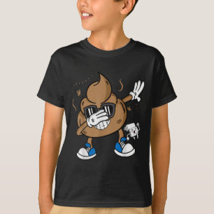 Süßes Dabbing-Kot-Shirt - Lustiges Emoticon Ich ha T-Shirt