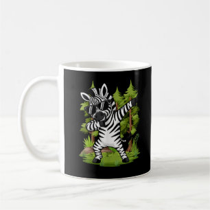 Süßes Dabbing-Zebra Lustiger Zebra-Tanz Tier Kaffeetasse