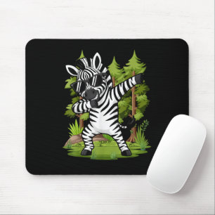 Süßes Dabbing-Zebra Lustiges Zebra-Tanz-Tier Mousepad