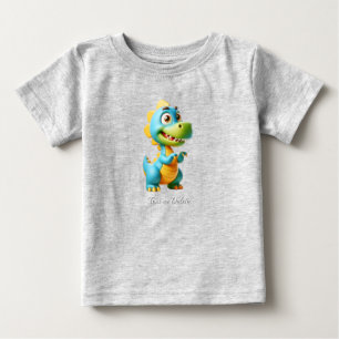 Süßes Dinosaurier-Baby-T-Shirt Baby T-shirt