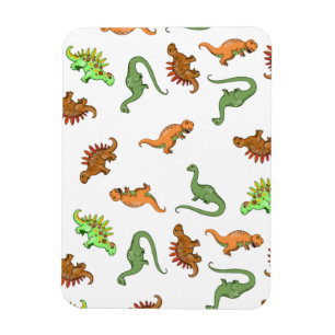 Süßes Dinosaurier-Muster Magnet