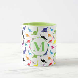 Süßes Dinosaurier-Muster Tasse