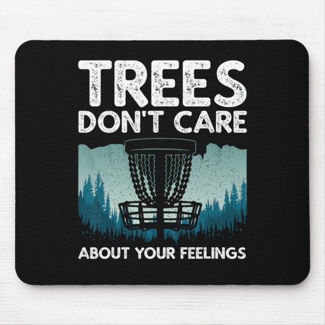 Süßes Disc-Golf-Design für Männer Frauen Disc-Golf Mousepad (Vorne)