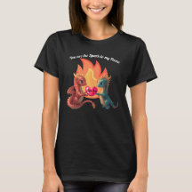 Süßes Drachen-Liebe-T-Shirt