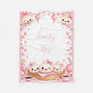 Süßes-Dümpelchen-Mädchen-Baby-Party-Geschenk Fleecedecke