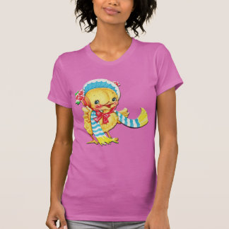 Süßes Easter Chic auf rosa T-Shirt