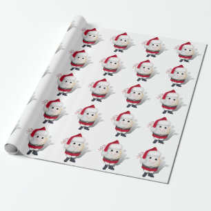 Süßes Eier-Santa - Ei-gentliche Weihnachten Geschenkpapier