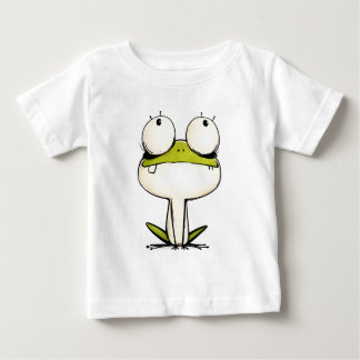 Süßes Ein-Zahn-Frosch-Baby-Shirt Cartoon-Frosch Baby T-shirt