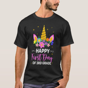 Süßes Einhorn der 3. Klasse, erster Schultag, Jung T-Shirt