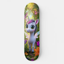Süßes Einhorn Fantasy Wald Coole Kinder Kunst