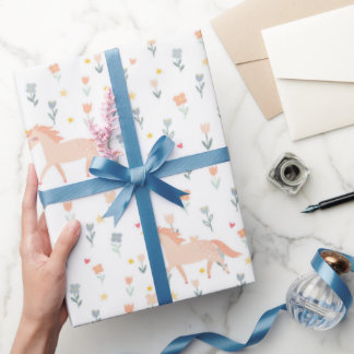 Süßes Einhorn Geschenkpapier