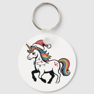 Süßes Einhorn Hirsch Rentier Weihnachtslichter Lus Schlüsselanhänger