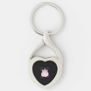 Süßes Einhorn-Kürbis-Halloween-Mädchen-Kinder-Lust Schlüsselanhänger