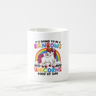 Süßes Einhorn Regenbogen Lustig Kaffeetasse