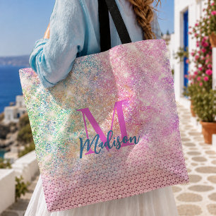 süßes Einhorn rosa falscher Glitter-Rhinestone-Mon Tasche