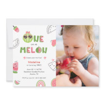 Süßes Eins-in-einer-Wassermelone-Baby-Mädchen-Foto