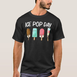 Süßes Eis am Stiel für Männer Frauen Eiscreme Tief T-Shirt
