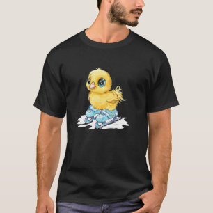 Süßes Eis-Eislauf-Hühner-Outfit für Winterliebhabe T-Shirt