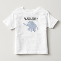 Süßes Elefant Großer Bruder T-Shirt