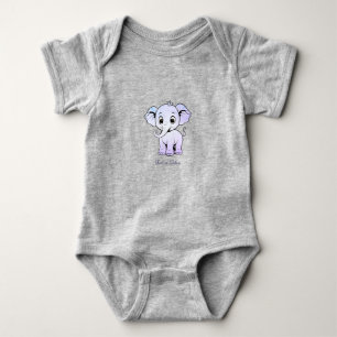 Süßes Elefanten-Baby-Body Baby Strampler