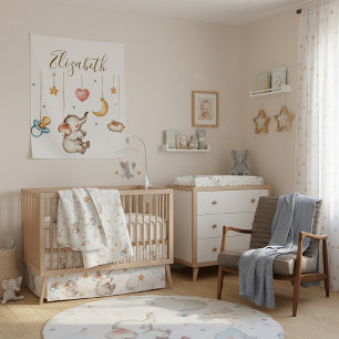 Süßes Elefantenbaby Wandteppich