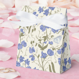 Süßes Erbsenblau und cremefarbenes Cottage-Design Geschenkschachtel